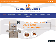 Tablet Screenshot of dharaengineers.com